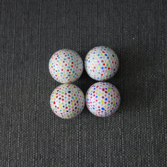 Four(4) Hand Designed Pre-Loved Titleist Pro VI Golf Balls with Collectable Box - Picture 12 of 16